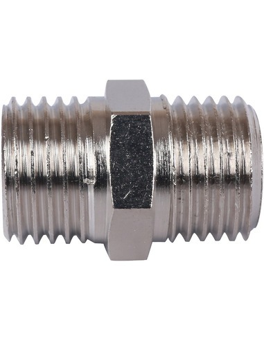 Ниппель никелированный STOUT 1/4" НР