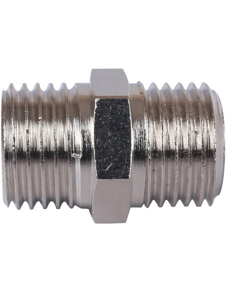 Ниппель никелированный STOUT 1/4" НР