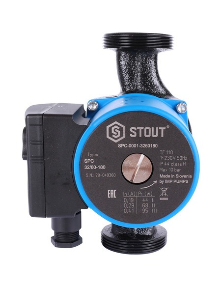Насос циркуляционный STOUT 32/60 180