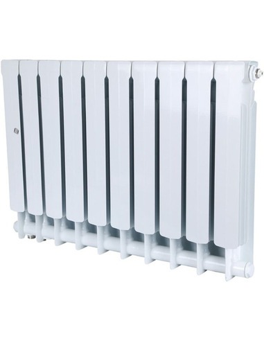 Биметаллический радиатор STOUT Space 500 х11 нижн. подкл.