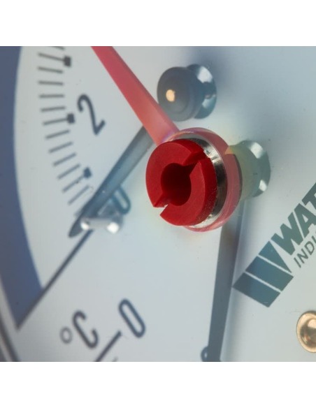 Термоманометр Watts F+R818 TMAP 80 мм, 0-120ºС, 0-10 бар аксиальный