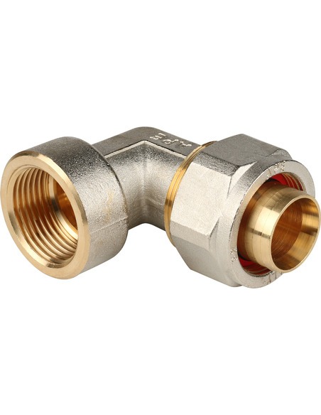 Угольник STOUT 20x3/4" ВР для металлопластиковых труб обжим