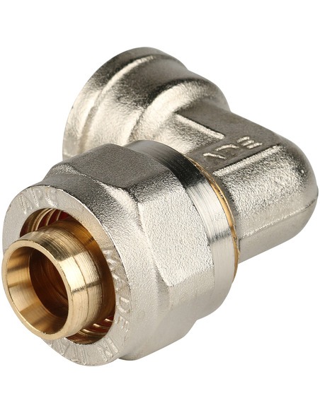 Угольник STOUT 20x3/4" ВР для металлопластиковых труб обжим