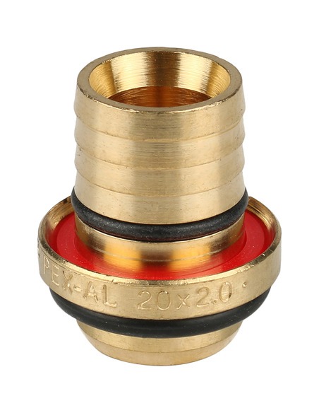 Угольник STOUT 20x3/4" ВР для металлопластиковых труб обжим