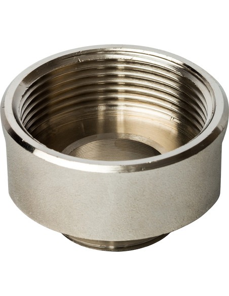 Переходник никелированный STOUT 1 1/2"х1" ВР-НР