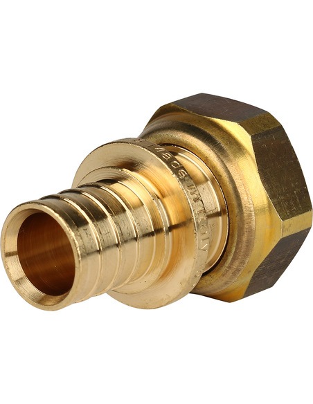 Переходник STOUT 20x3/4" ВР с накидной гайкой (евроконус) для труб из сшитого полиэтилена