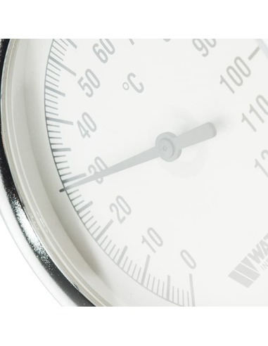 Термометр биметаллический Watts F+R801 OR 80 мм, 0-120ºС погружной, гильза 100 мм