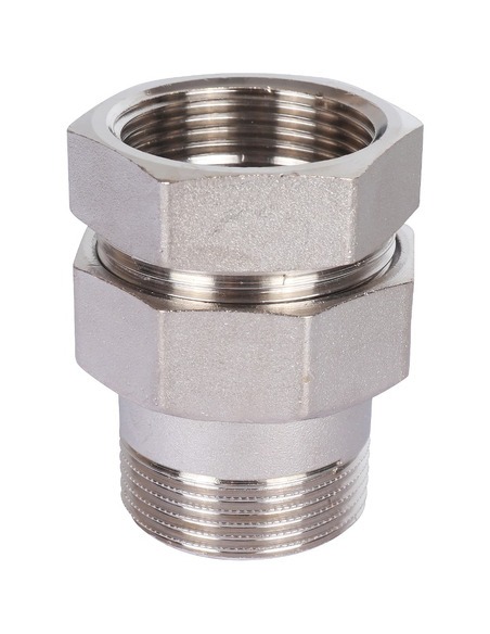 Разъемное соединение "американка" никелированное STOUT 1 1/4" ВР-НР (прокладка) Разъемное соединение "американка" никелированное STOUT 1 1/4" ВР-НР (прокладка)