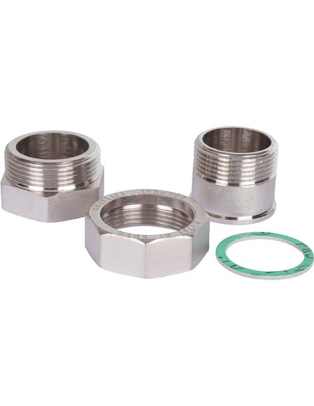 Разъемное соединение "американка" никелированное STOUT 1 1/4" ВР-НР (прокладка) Разъемное соединение "американка" никелированное STOUT 1 1/4" ВР-НР (прокладка)