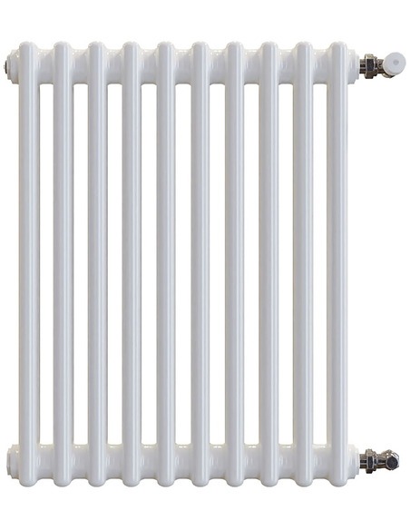 Радиатор трубчатый Zehnder Charleston 2056/10 1270/7610 1/2" RAL9016 (кроншт. в компл.)