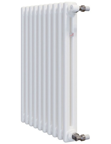 Радиатор трубчатый Zehnder Charleston 2056/10 1270/7610 1/2" RAL9016 (кроншт. в компл.)