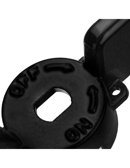 Ручка-бабочка STOUT для шарового крана 1" - 1 1/4" (чёрная)