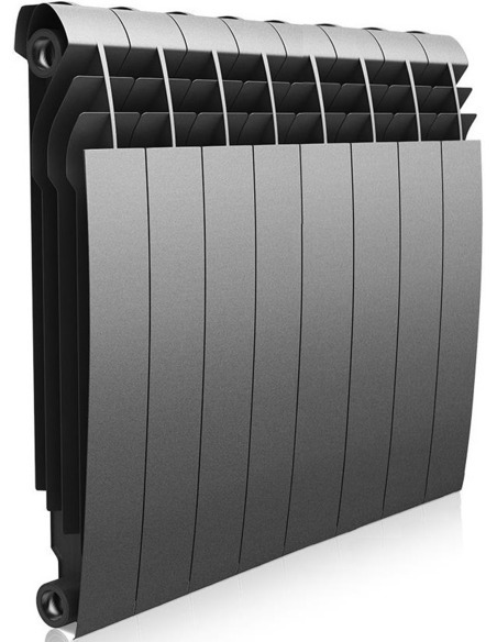Биметаллический радиатор Royal Thermo BiLiner Silver Satin 500 х8