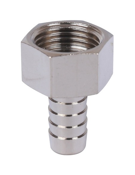 Штуцер никелированный STOUT 1/2"х14 ВР  Штуцер никелированный STOUT 1/2"х14 ВР