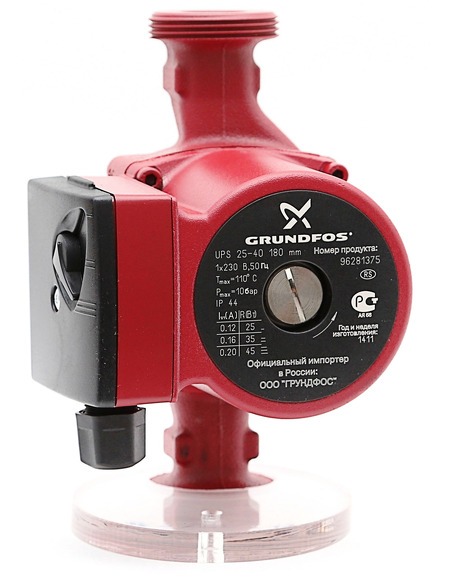 Насос циркуляционный Grundfos UPS 25-40 180