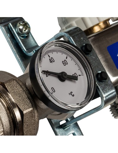 Коллектор STOUT из нержавеющей стали в сборе без расходомеров 10 вых.