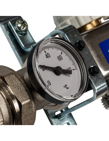 Коллектор STOUT из нержавеющей стали в сборе без расходомеров 10 вых.