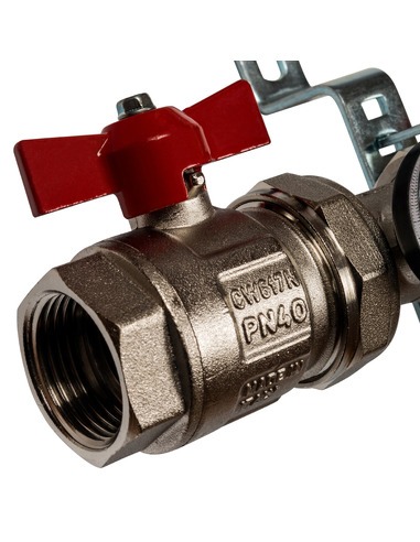 Коллектор STOUT из нержавеющей стали в сборе без расходомеров 10 вых.