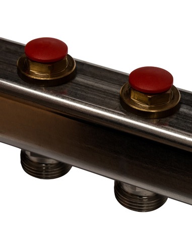 Коллектор STOUT из нержавеющей стали в сборе без расходомеров 10 вых.