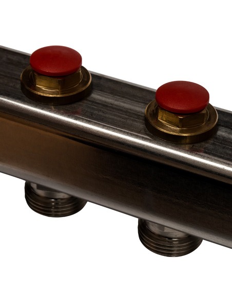 Коллектор STOUT из нержавеющей стали в сборе без расходомеров 10 вых.