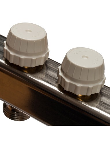 Коллектор STOUT из нержавеющей стали в сборе без расходомеров 10 вых.