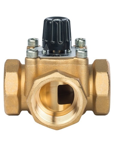 Клапан трехходовой смесительный STOUT 1 1/2" ВР, Kvs 26