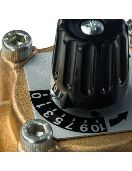 Клапан трехходовой смесительный STOUT 1 1/2" ВР, Kvs 26