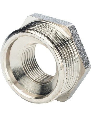 Футорка никелированная STOUT 1"х3/8" НР-ВР