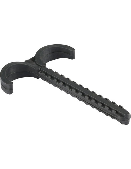 Дюбель-крюк STOUT двойной для труб 25 мм