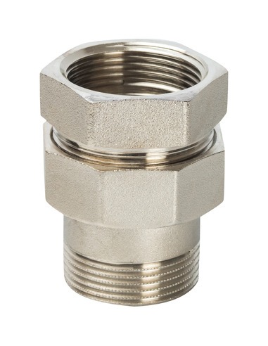 Разъемное соединение "американка" никелированное STOUT 1 1/2" ВР-НР (o-ring)