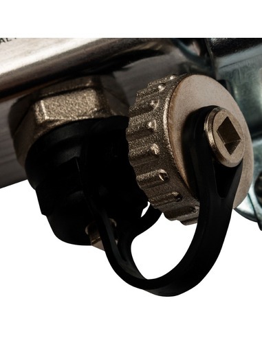 Коллектор STOUT из нержавеющей стали без расходомеров 5 вых. с воздухоотводчиком и сливом