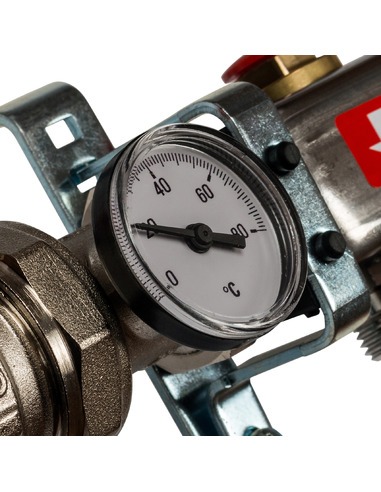 Коллектор STOUT из нержавеющей стали в сборе без расходомеров 8 вых.