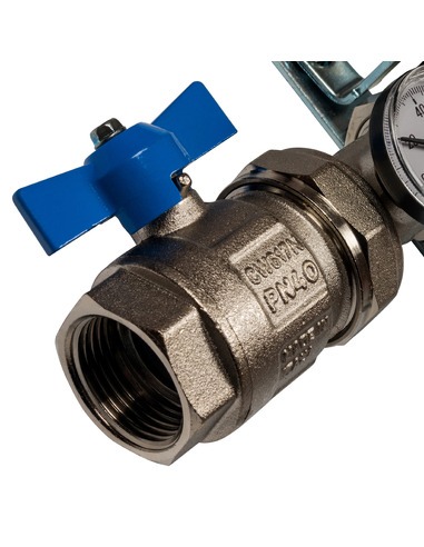 Коллектор STOUT из нержавеющей стали в сборе без расходомеров 8 вых.