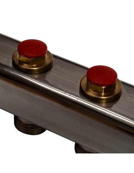 Коллектор STOUT из нержавеющей стали в сборе без расходомеров 8 вых.