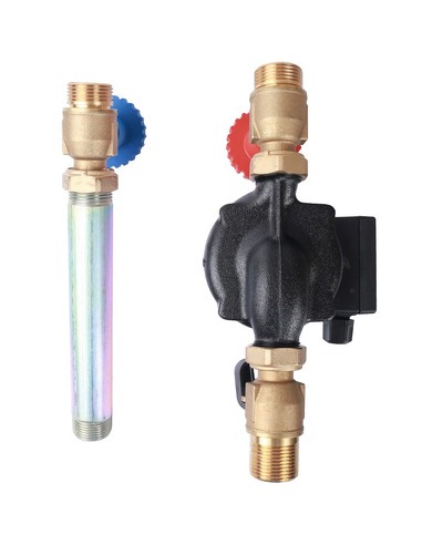 Насосная группа STOUT с прямым контуром 3/4" с насосом Grundfos UPSO 15-65 130