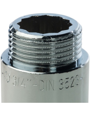 Удлинитель хромированный STOUT 3/4"х40 ВР-НР