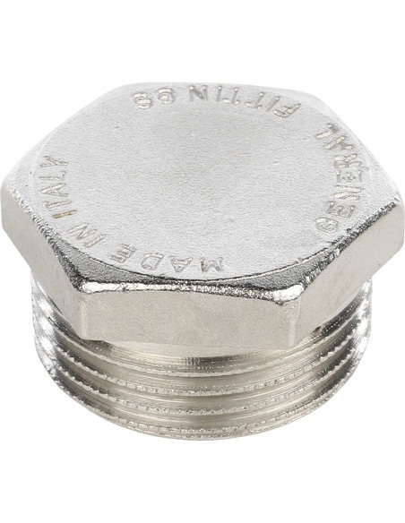 Заглушка никелированная STOUT 1" НР