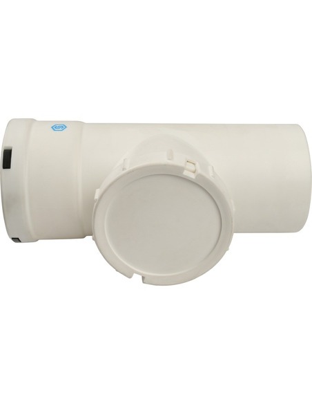 Тройник STOUT Ø80 T-образный с ревизией конденсац.