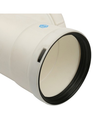 Тройник STOUT Ø80 T-образный с ревизией конденсац.