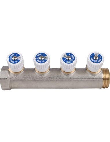 Коллектор распределительный STOUT 1", 4 вых 1/2"