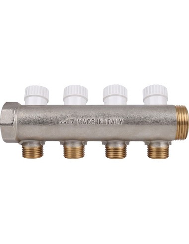 Коллектор распределительный STOUT 1", 4 вых 1/2"