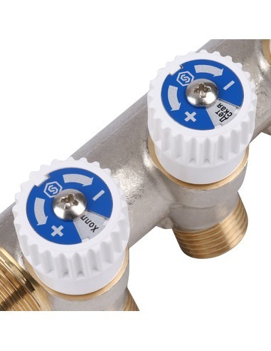 Коллектор распределительный STOUT 3/4", 3 вых. 1/2"