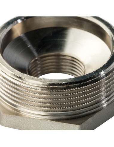 Футорка никелированная STOUT 1 1/2"х3/4" НР-ВР