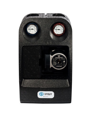 Насосная группа STOUT с прямым контуром 1" с насосом