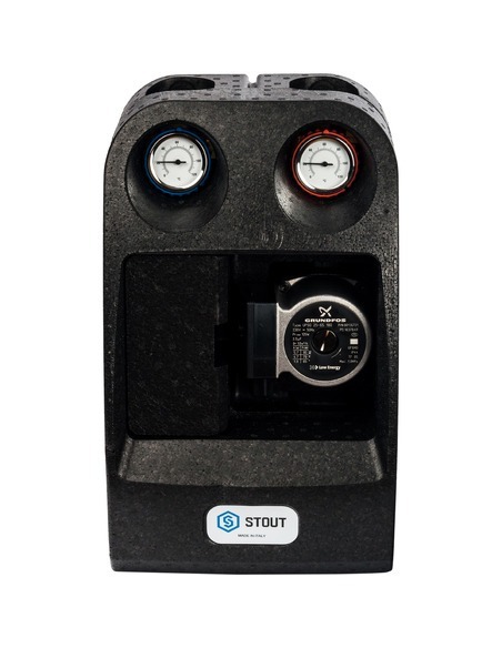 Насосная группа STOUT с прямым контуром 1" с насосом