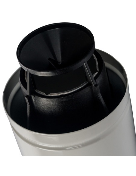 Труба с наконечником STOUT Ø60/100 - 830мм оголовок из пластика