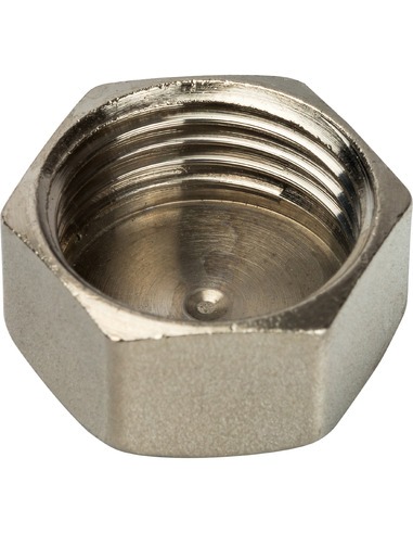 Заглушка никелированная STOUT 1/2" ВР