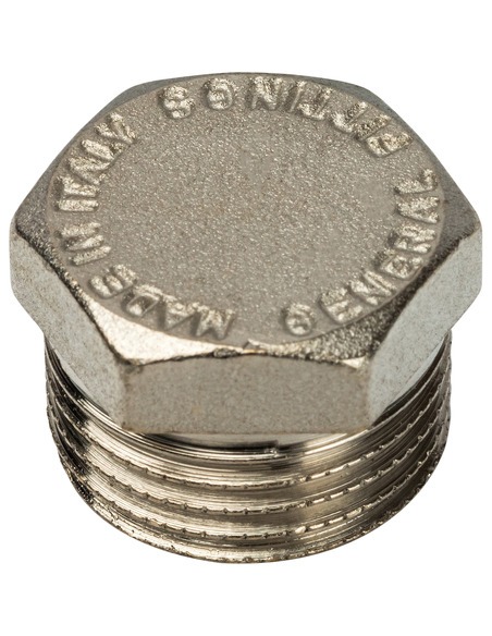 Заглушка никелированная STOUT 1/2" НР