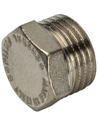 Заглушка никелированная STOUT 1/2" НР