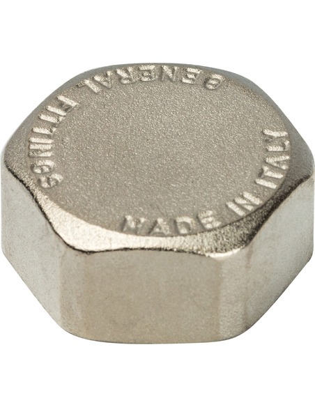 Заглушка никелированная STOUT 3/4" ВР Заглушка никелированная STOUT 3/4" ВР